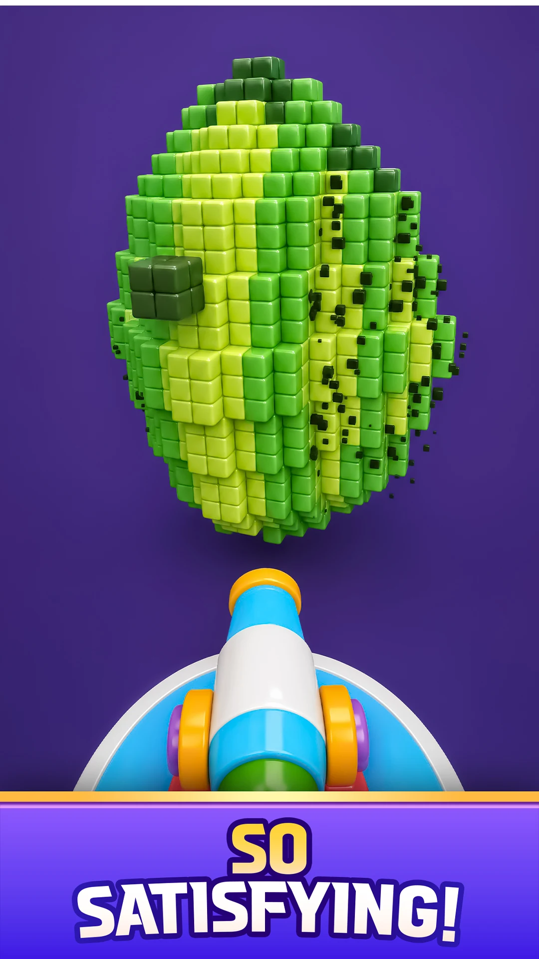 Pixel Cannon 3D: Color Puzzle screenshot