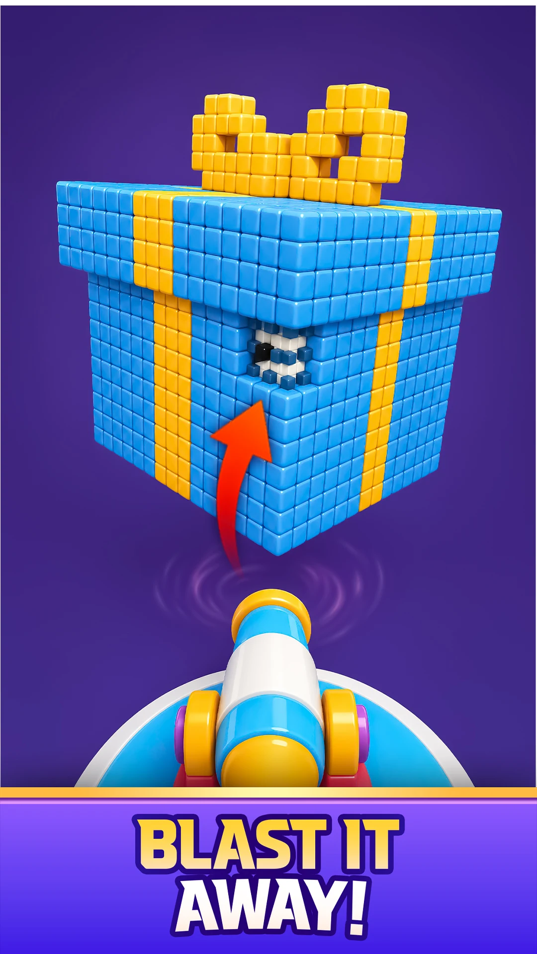 Pixel Cannon 3D: Color Puzzle screenshot